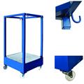 PORTA BIG BAG C/RUOTE E VASCA DI CONTENIMENTO 1070X1070XH1950