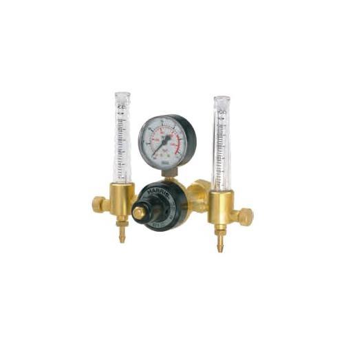 RIDUTTORE MONDIAL AR/CO2 DOPPIO FLUSSOMETRO 30 LPM
