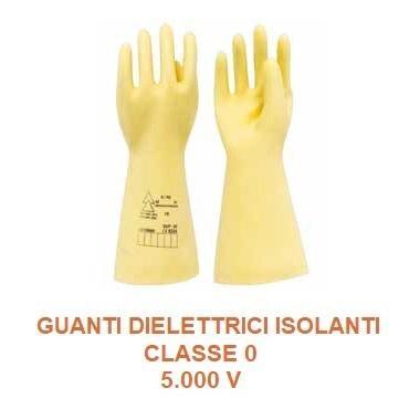 GUANTO DIELETTRICO DPI III CLASSE 0 PROT. 5.000V