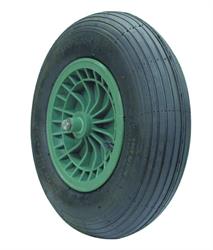 RUOTA PER CARRIOLA PLASTICA ASSE CORTO