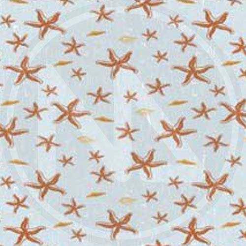 TENDA DOCCIA TESSUTO STELLE MARINE CM.180X200