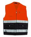 GILET MULTINORMA ARANCIO/BLU