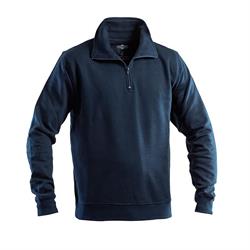 FELPA MEZZA ZIP BLU NAVY
