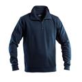 FELPA MEZZA ZIP BLU NAVY