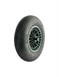 RUOTA PNEUMATICA DISCO PVC PER CARRIOLA MM 400X100
