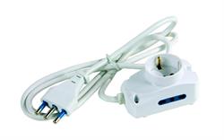 MULTIPRESA MINI 'TRIAX' 1USC.UNIV+2BIV CAVO MT1,5