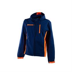 GIACCA SOFTSHELL PAUL BLU/ARANCIO