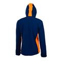 GIACCA SOFTSHELL PAUL BLU/ARANCIO C/CAPPUCCIO