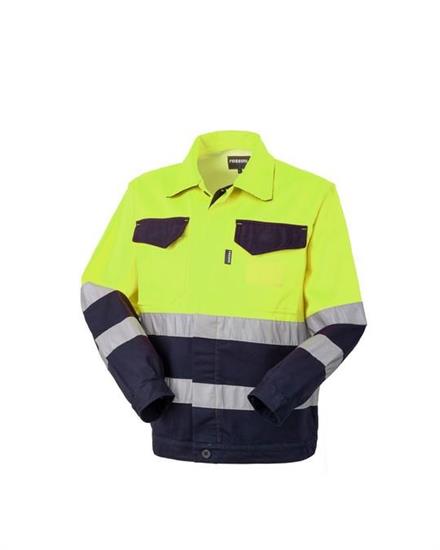GIUBBOTTO INVERNALE GIALLO-BLU