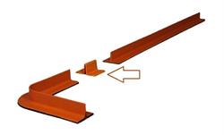 GIUNZIONE PER DIGA DI SBARRAMENTO RIGIDA 120 X 100 X H 60 MM