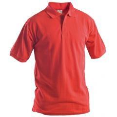 POLO M/C ROSSO 100% COTONE