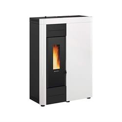 TERMOSTUFA A PELLET 'VIRNA' 15,5 KW BIANCO