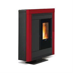 STUFA A PELLET 'SOUVENIR STEEL' 11,4 KW BORDEAUX