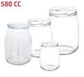 VASO IN VETRO TRASP. 580 ML D.82 X ALIMENTI