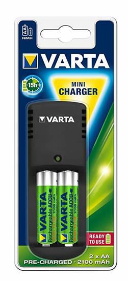 CARICABATTERIE VARTA MINI CHARGER DOPPIO ALLOGGIAMENTO