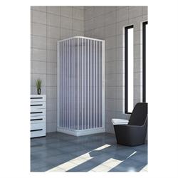 BOX DOCCIA ANGOLARE PVC 80/90X80/90 REGOLABILE