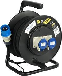 AVVOLGICAVO ELETTRICO 2 PRESE+1 C/CAVO IP44 MT 30