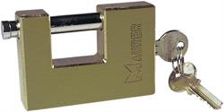 LUCCHETTO RETTANGOLARE ANTISCASSO MM.90