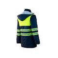 GIACCONE TIPO PARKA PENTAVALENTE GIALLO-BLU C/BANDE