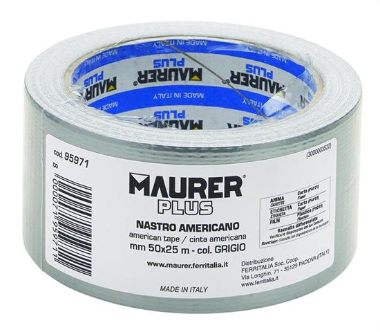 NASTRO AMERICANO NERO 50x50MT
