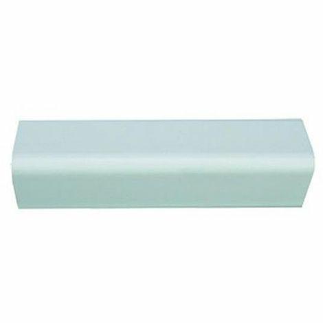 PARASPIGOLO ORNAMENTALE CM 3X3X29 IN PVC BIANCO