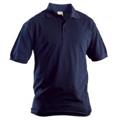 POLO MANICA CORTA BLU 100% COTONE