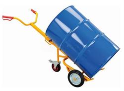 CARRELLO A TRE RUOTE PER FUSTI DA 200LT PORTATA 400KG