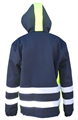 GIACCA SOFTSHELL C/BANDE BLU/GIALLO MULTINORMA