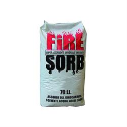 SABBIA ASSORBENTE LIQUIDI SVERSATI 70 LT FIRESORB