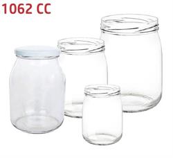 BOCCACCIO VASO IN VETRO STD 1062 ML PER ALIM. TRAS. DN. 82