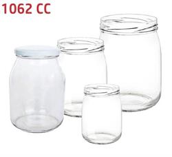 BOCCACCIO VASO IN VETRO STD 1062 ML PER ALIM. TRAS. DN. 82