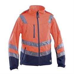 SOFTSHELL SINNI ARANCIO H.V./BLU