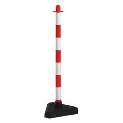 COLONNINA BICOLORE CON BASE PVC CM 90 PER CATENA