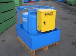 SERBATOIO PER GASOLIO 450 LT VERTICALE OMOLOGATO ADR EN10025