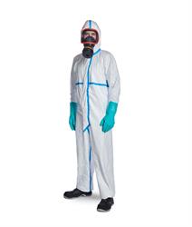 TUTA MONOUSO TIPO TYVEK 3° CAT. TIPO 4-5-6 CERTIFICATA