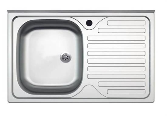 LAVELLO INOX CON VASCA CM 50X100