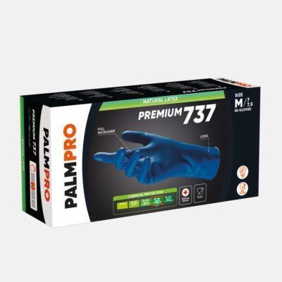 GUANTO MONOUSO HI-RISK PALMPRO 737 COLORE BLU CONF. 50 PAIA