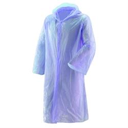 IMPERMEABILE K-WAY MONOUSO TASCABILE 100% POLITENE BLU