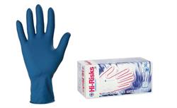 GUANTO MONOUSO LATTICE PESANTE COLORE BLU CONF.50 PAIA TYPE B