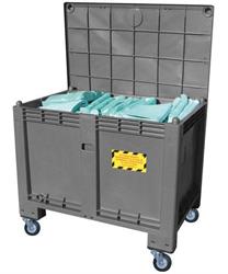 KIT EMERGENZA ANTISVERSAMENTO PER OLIO IN CASSA CON COPERCHIO