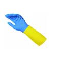 GUANTI LATTICE GIALLO/BLU TG 8 INTERNO FELP.