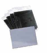 VETRO MASCHERA PER SALDARE 78X98 DIN10 NERO