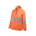 COMPLETO IMPERMEABILE KWAY MONOCOLORE ARANCIONE PENTAVALENTE