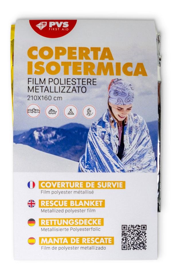 COPERTA ISOTERMICA - 160X220 CM - PREVENZIONE & SOCCORSO - Li.Bo