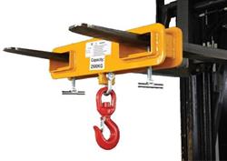 GANCIO PER CARRELLO ELEVATORE A DUE MANICOTTI
