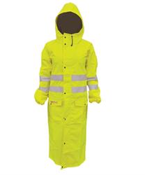 CAPPOTTO K-WAY IMPERMEABILE MULTINORMA GIALLO C/BANDE