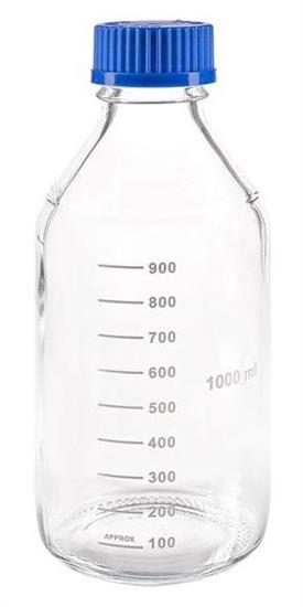 FLACONE CON TAPPO 1000ML IN VETRO 3.3