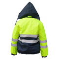 GIACCONE TIPO BOMBER MULTINORMA GIALLO/BLU C/BANDE