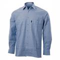 CAMICIA BLU COTONE