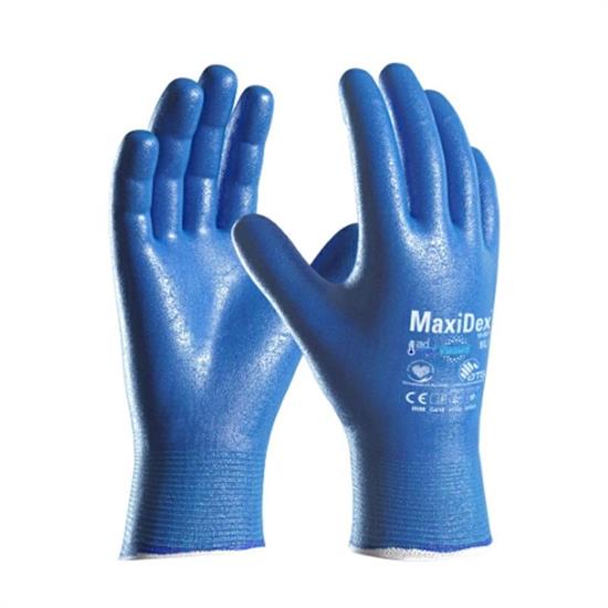 GUANTI NBR BLU 0.70MM L.24cm 19-007 09